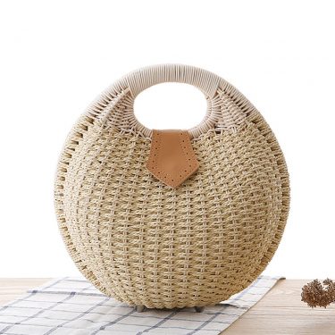 Túi cói thời trang vỏ sò
